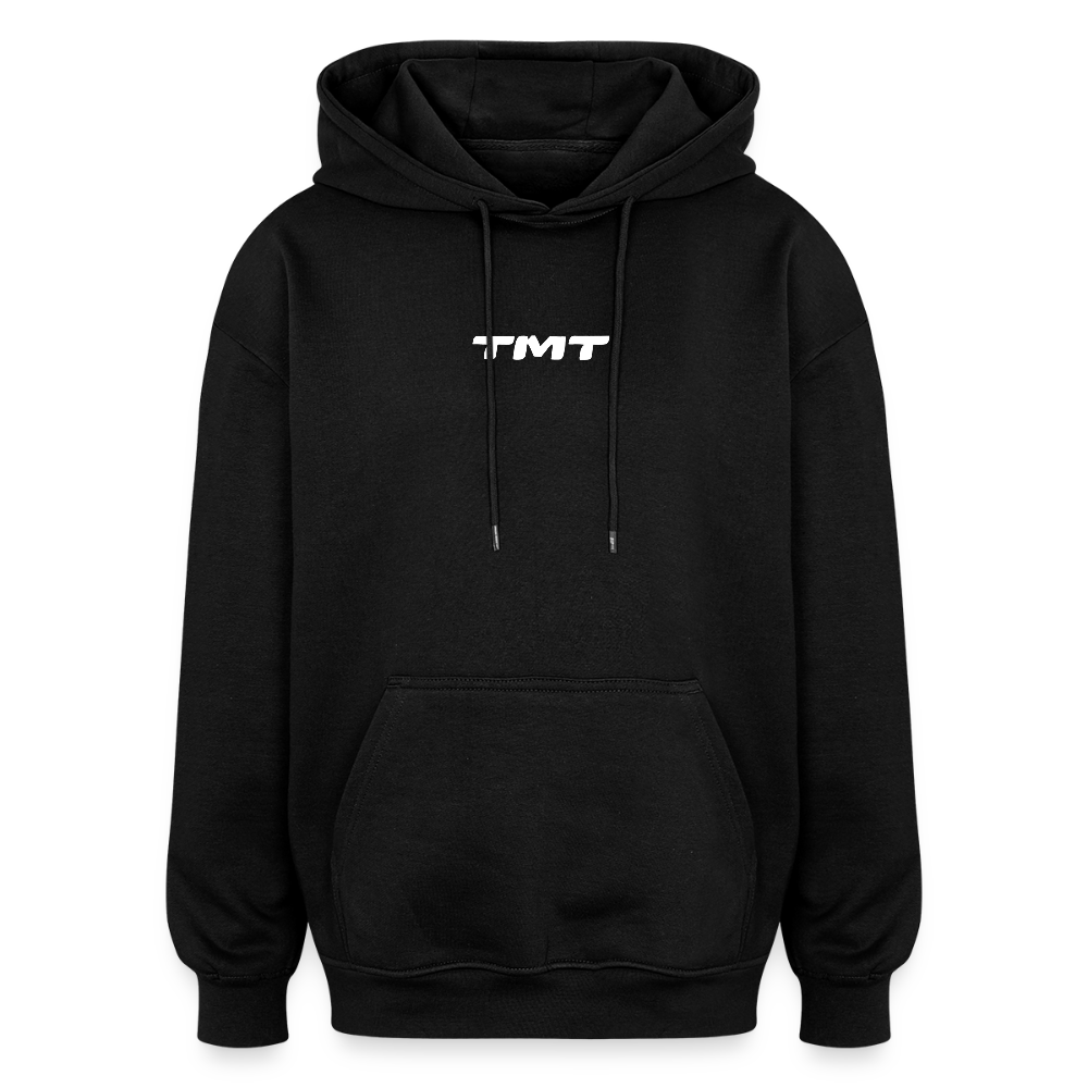 Black Oversized Hoodie - black