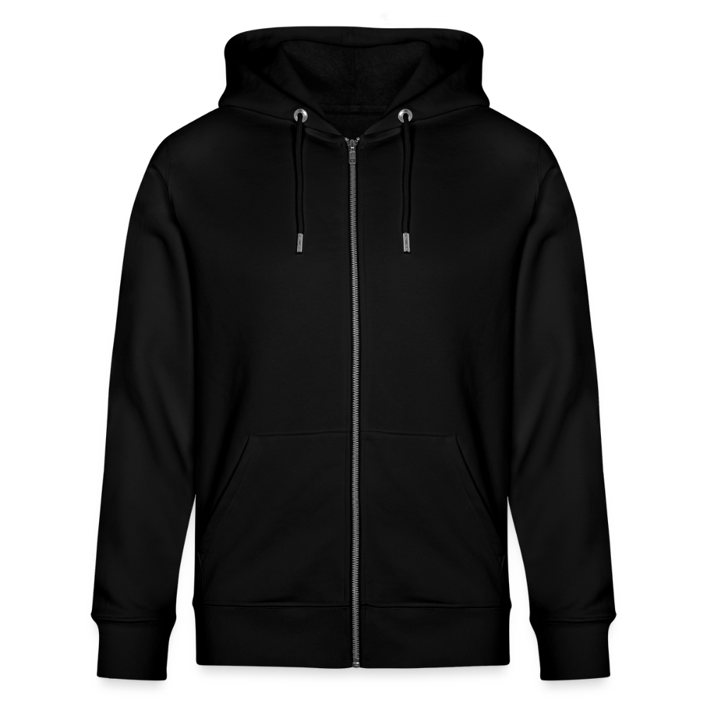Black Hooded Jacket - black