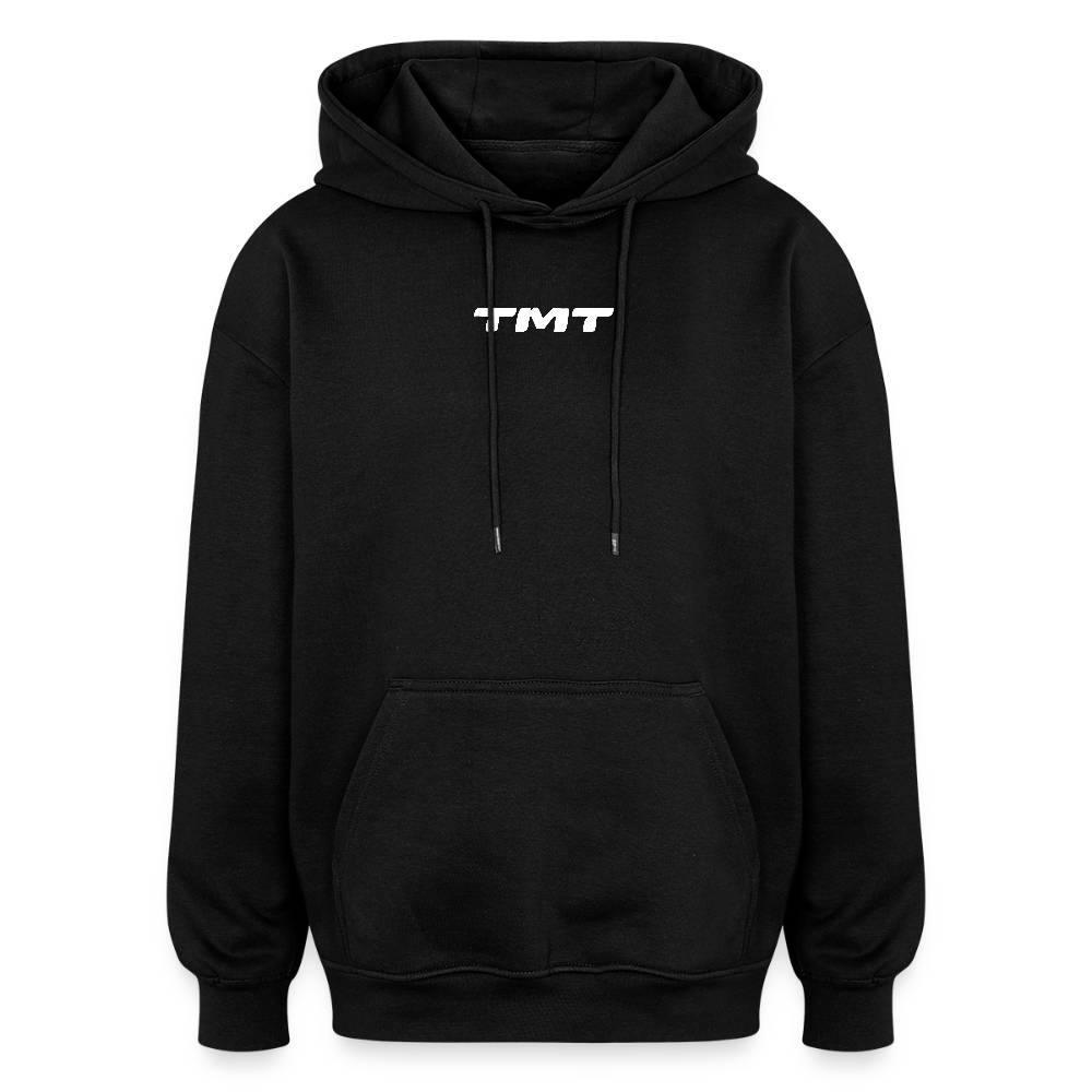 Black Oversized Hoodie - black