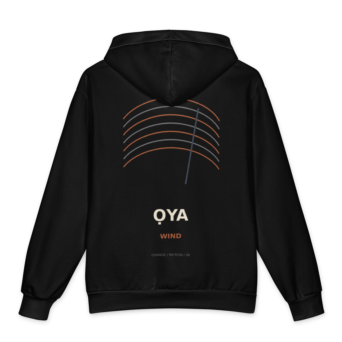 Back view of TMTKIDZ oversized cotton hoodie