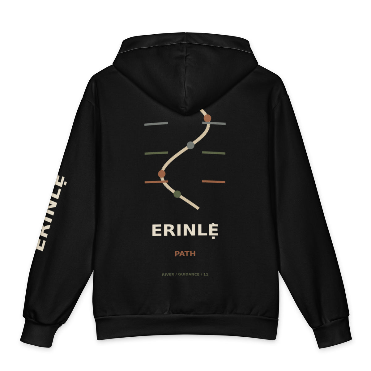Back view of TMTKIDZ oversized cotton hoodie