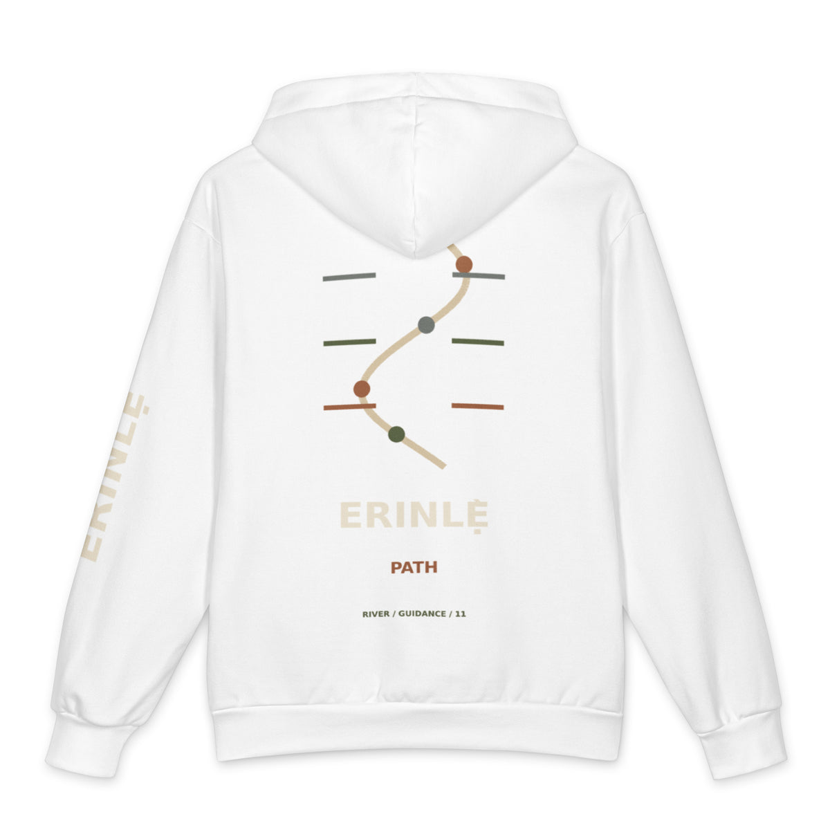 Back view of TMTKIDZ oversized cotton hoodie