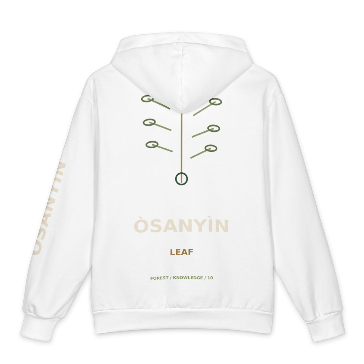 Back view of TMTKIDZ oversized cotton hoodie