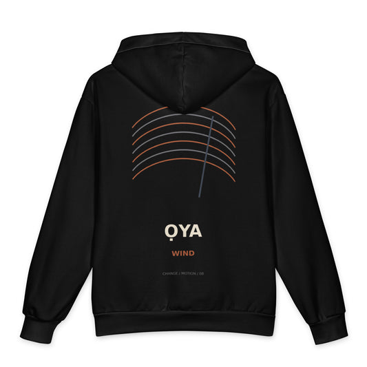 Back view of TMTKIDZ oversized cotton hoodie